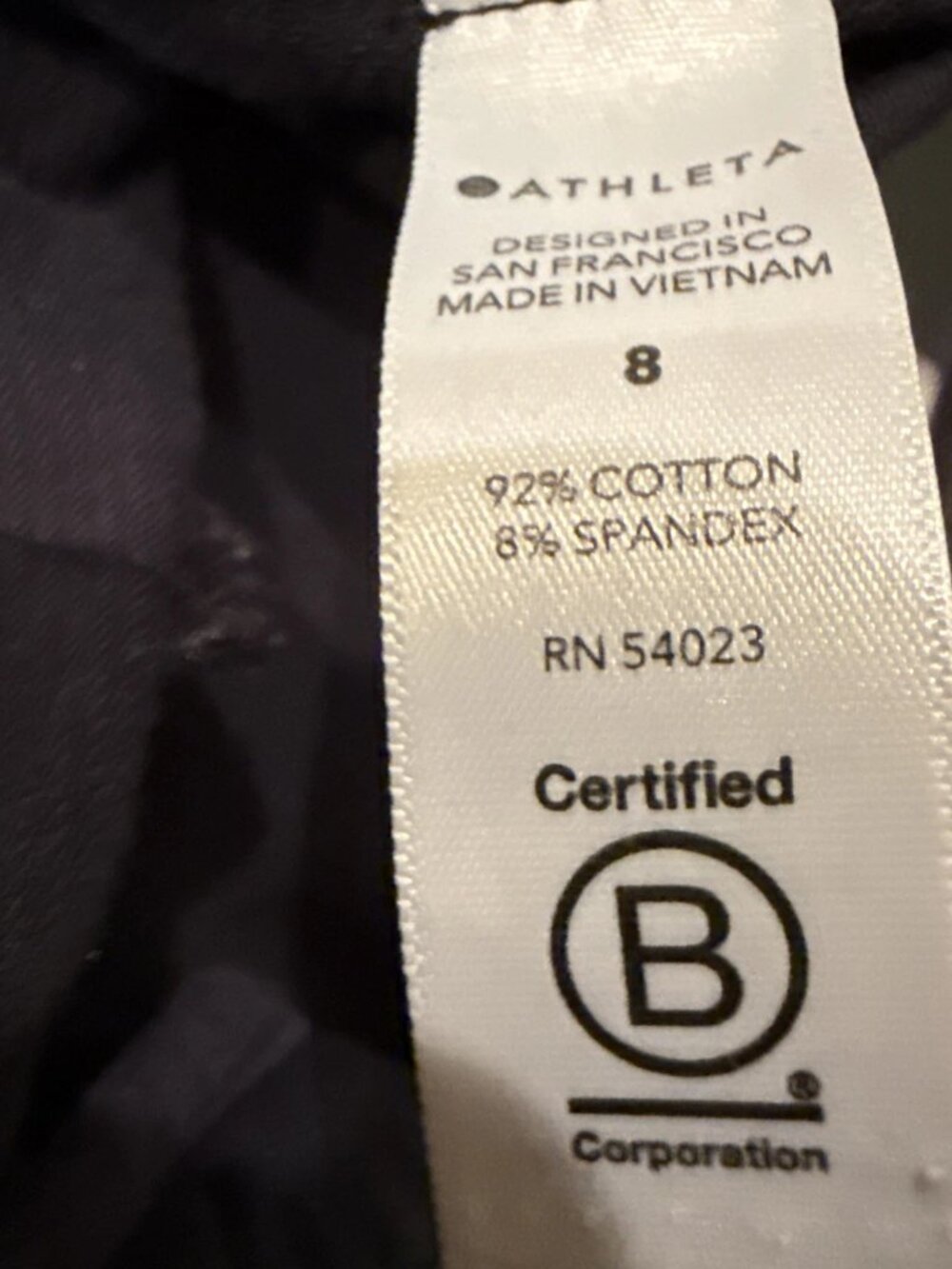 Athleta Women’s 8 Blue Printed Farallon Stratum Camo Jogger - Picture 6 of 7